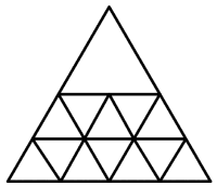 Trekant med trekanter i.